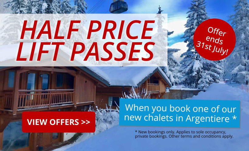 Half Price Lift Passes - Argentiere Offer Half Price Lift Passes - Argentiere Offer
