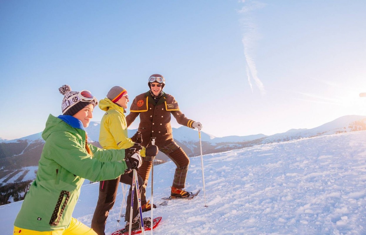 Snow Shoeing In Carinthia, Austria