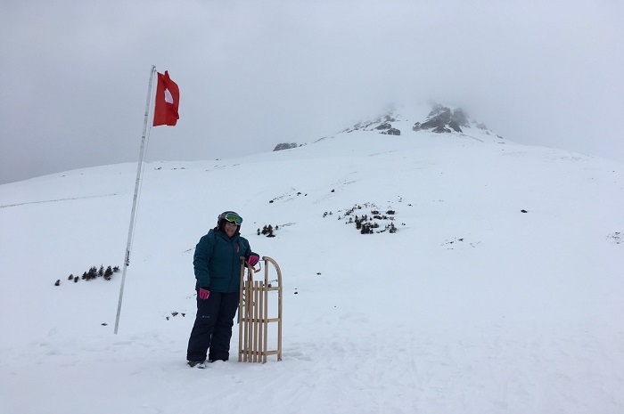 Sledging in Engelberg 