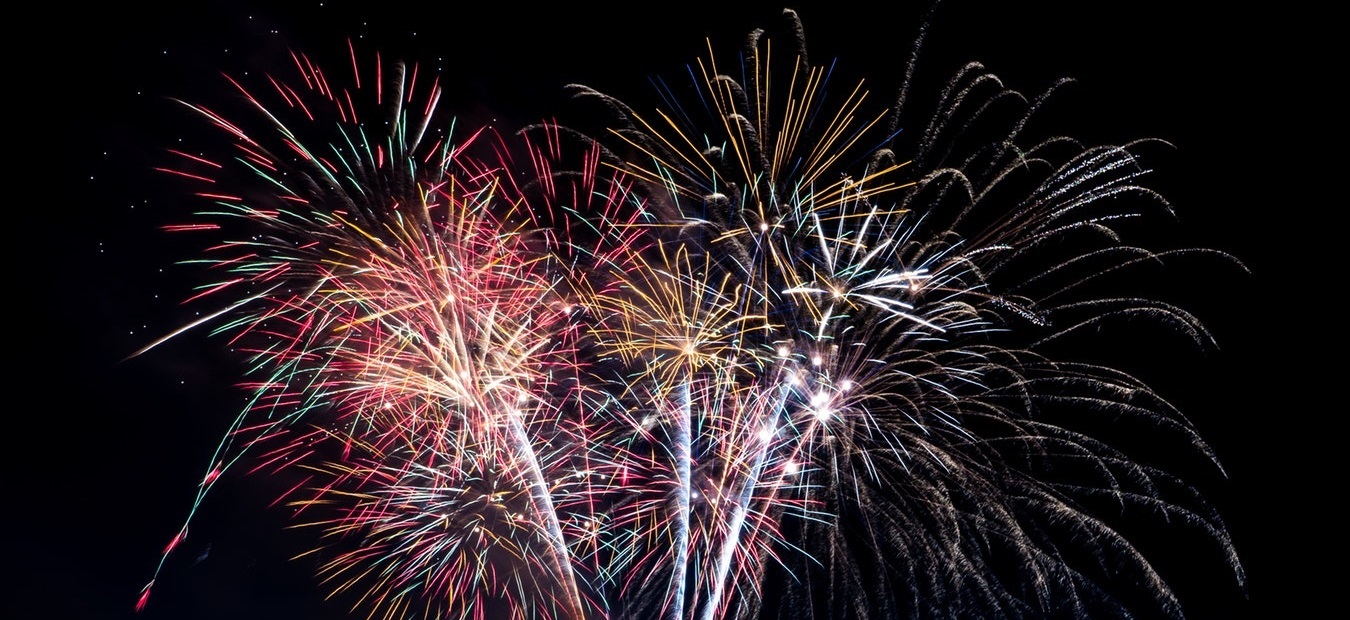 Fireworks in Morzine for New Years