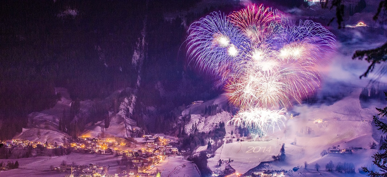 Fireworks in Zermatt