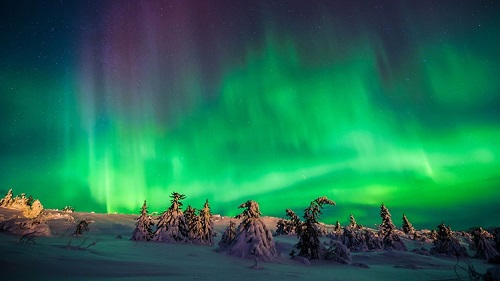 Northern lights in Trysil 