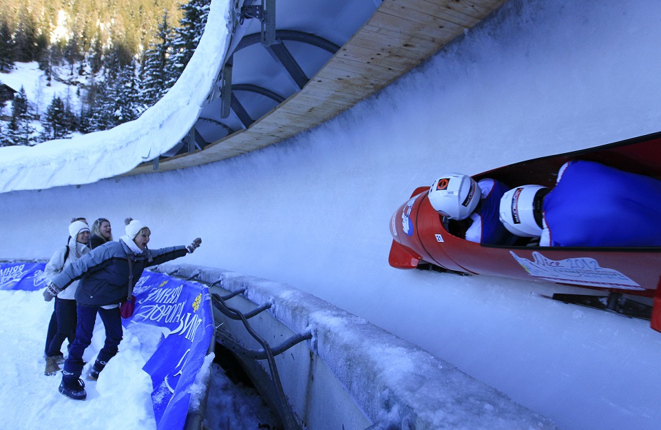 Bobsleigh in La Plagne 