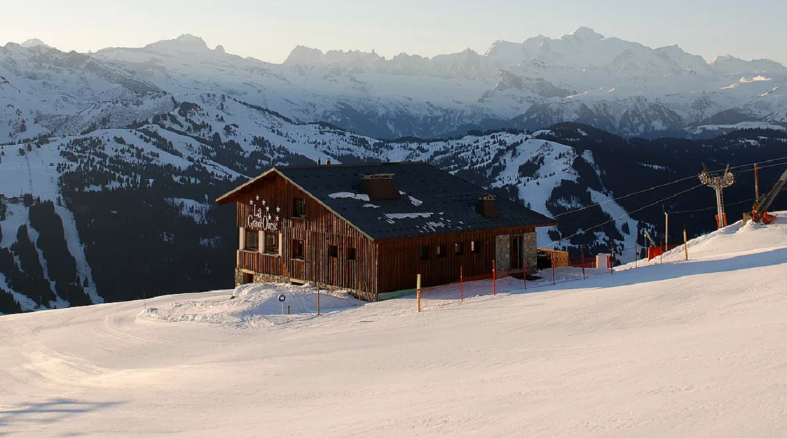 Hut on the slopes of Les Gets 